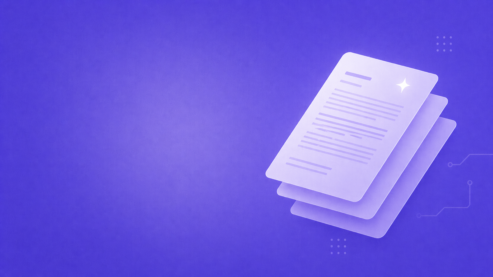 NovaUp — audit SEO gratuit 22 pages : 3 pages de rapport empilées en perspective avec étoile de qualité, sur fond violet brand